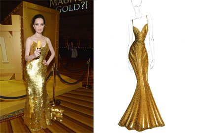 Платье из золота за $1,5 млн. создано ради мороженого