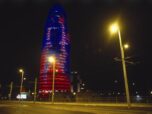 Барселона ночью
