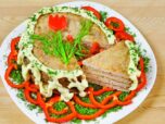 Мясной торт