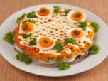 Салат с овощами "Сердечный"