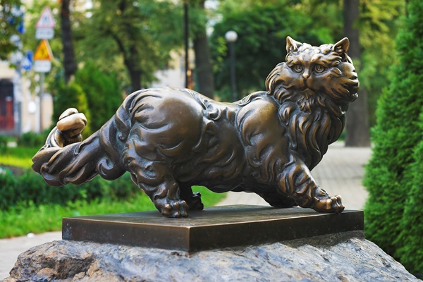 Памятник коту Пантюше в Киеве, Фото