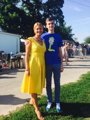 Татьяна Литвинова с сыном - фото