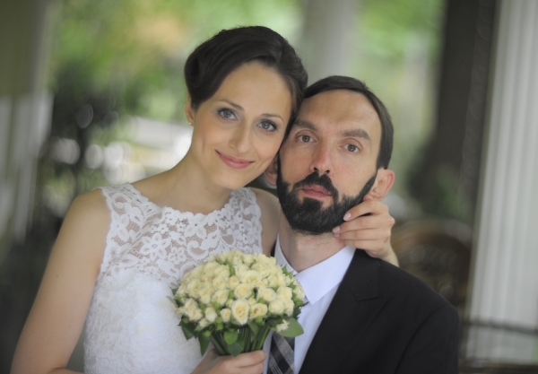 Вита Евтушина с мужем Виталием - фото