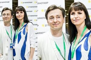 Сергей Безруков с женой