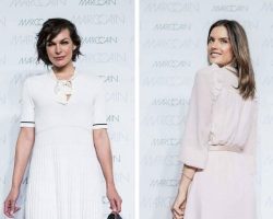 Мила Йовович и Алессандра Амбросио показали дочерей на неделе моды