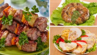 Три рецепта мясных блюд