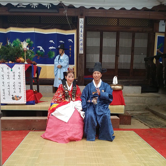 традиционное свадебное платье в Южной Корее