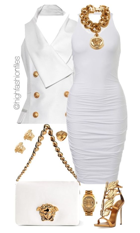 з чим носити біле плаття