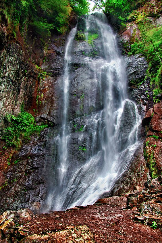 Waterfall in the mountains of Batumi