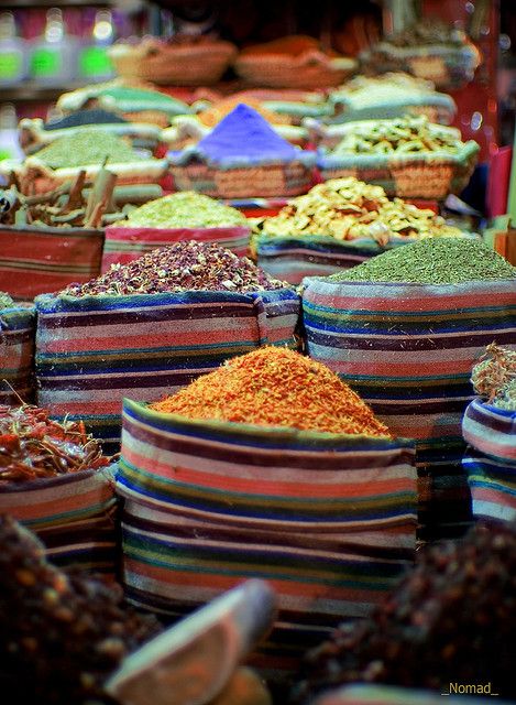 spice market in Casablanca Morocco
