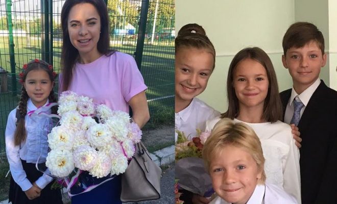 Лілія Подкопаєва та її діти Вадим та Кароліна