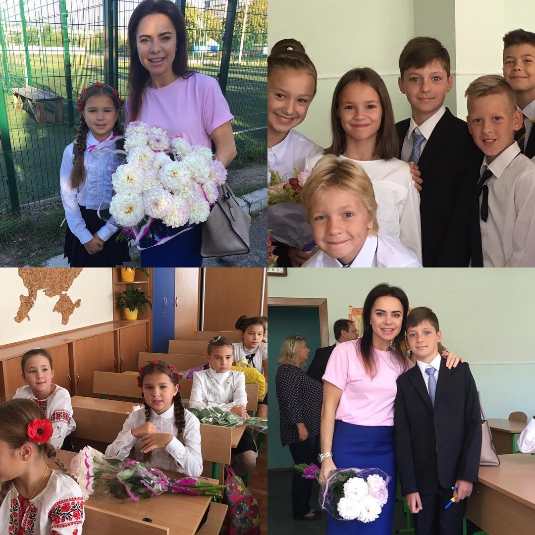 Лилия Подкопаева и ее дети Вадим и Каролина