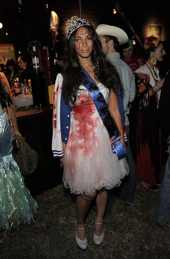 костюм на хэллоуин мертвой королевы школьного бала