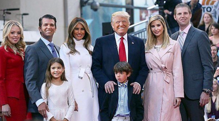 Трамп та його сім'я