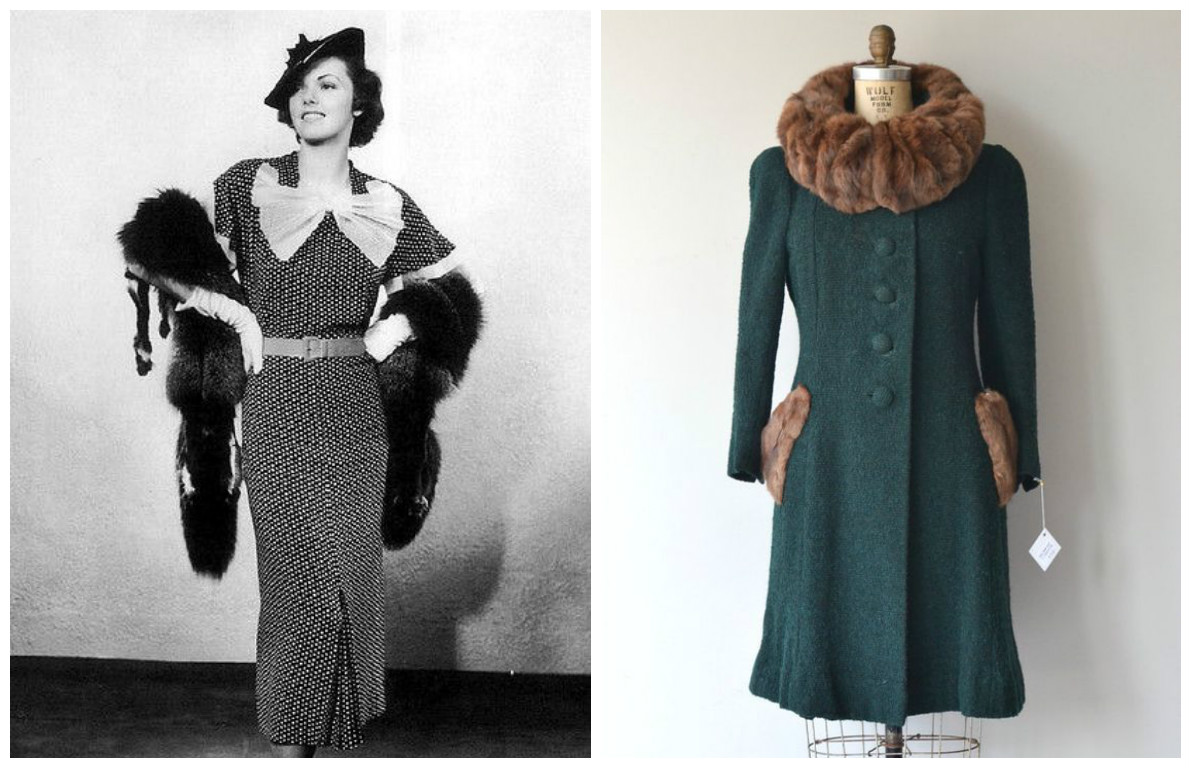 мода 30 х годов фото платья прически