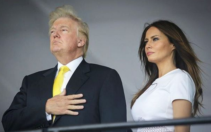 Трамп и его жена Мелания