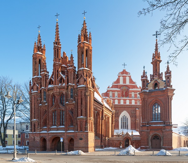 Костел Святой Анны в Вильнюсе - фото
