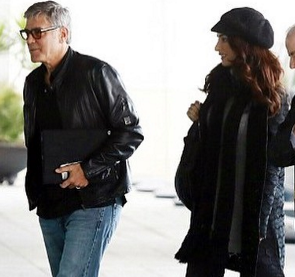 вагітна Амаль Клуні - фото