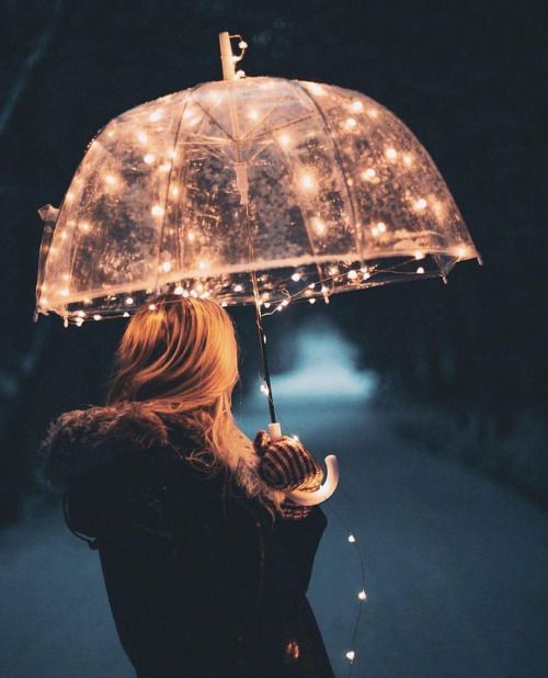Зонтик с фонариками