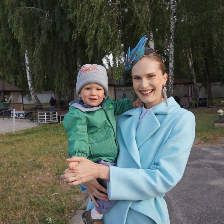 Алла Кострамичева и ее сын Сальваторе