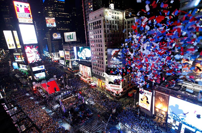 Как встречают Новый год в Нью-Йорке