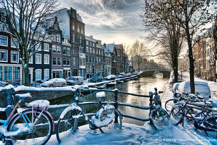 Зимний Амстердам