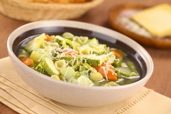 овощной суп с цукини, фото