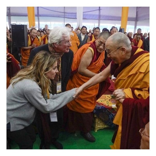 Ричард Гир и Далай-Лама