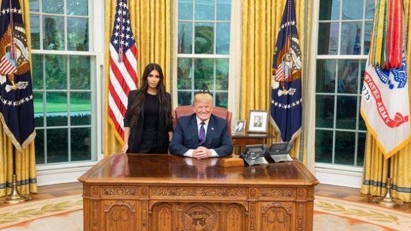 Ким Кардашьян и Дональд Трамп