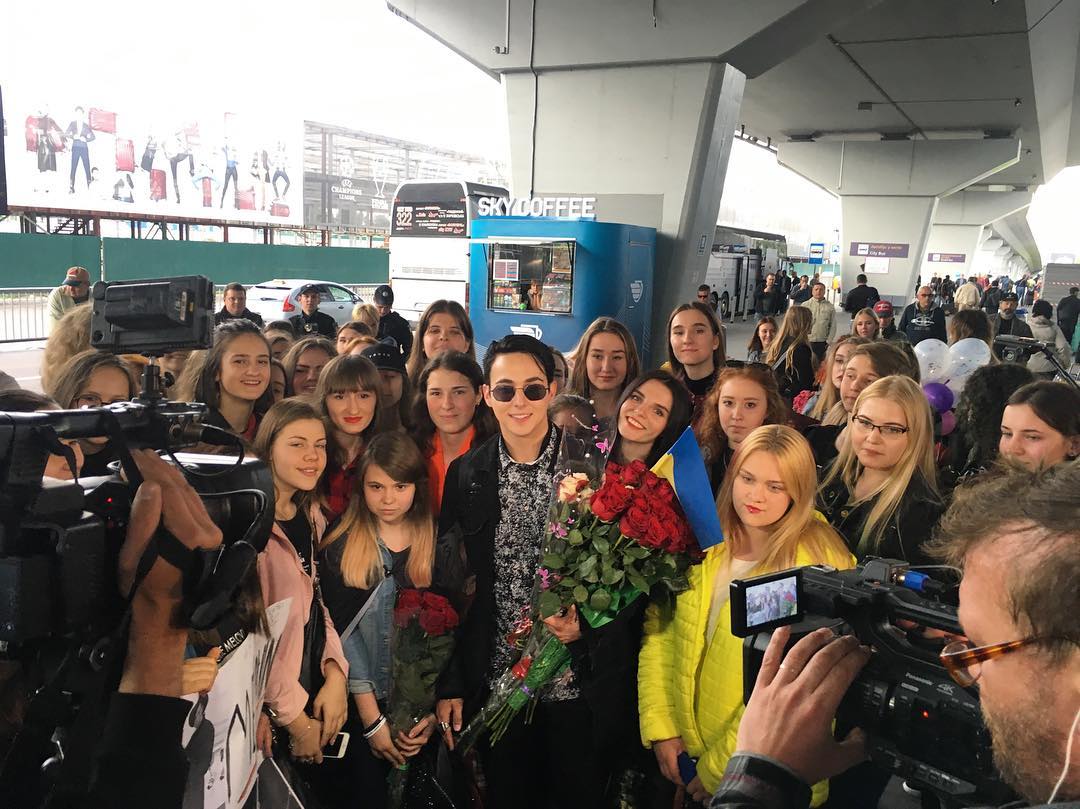 Евровидение-2018: как встретили MELOVIN в аэропорту?