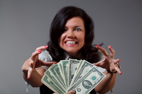 женщина и деньги, фото