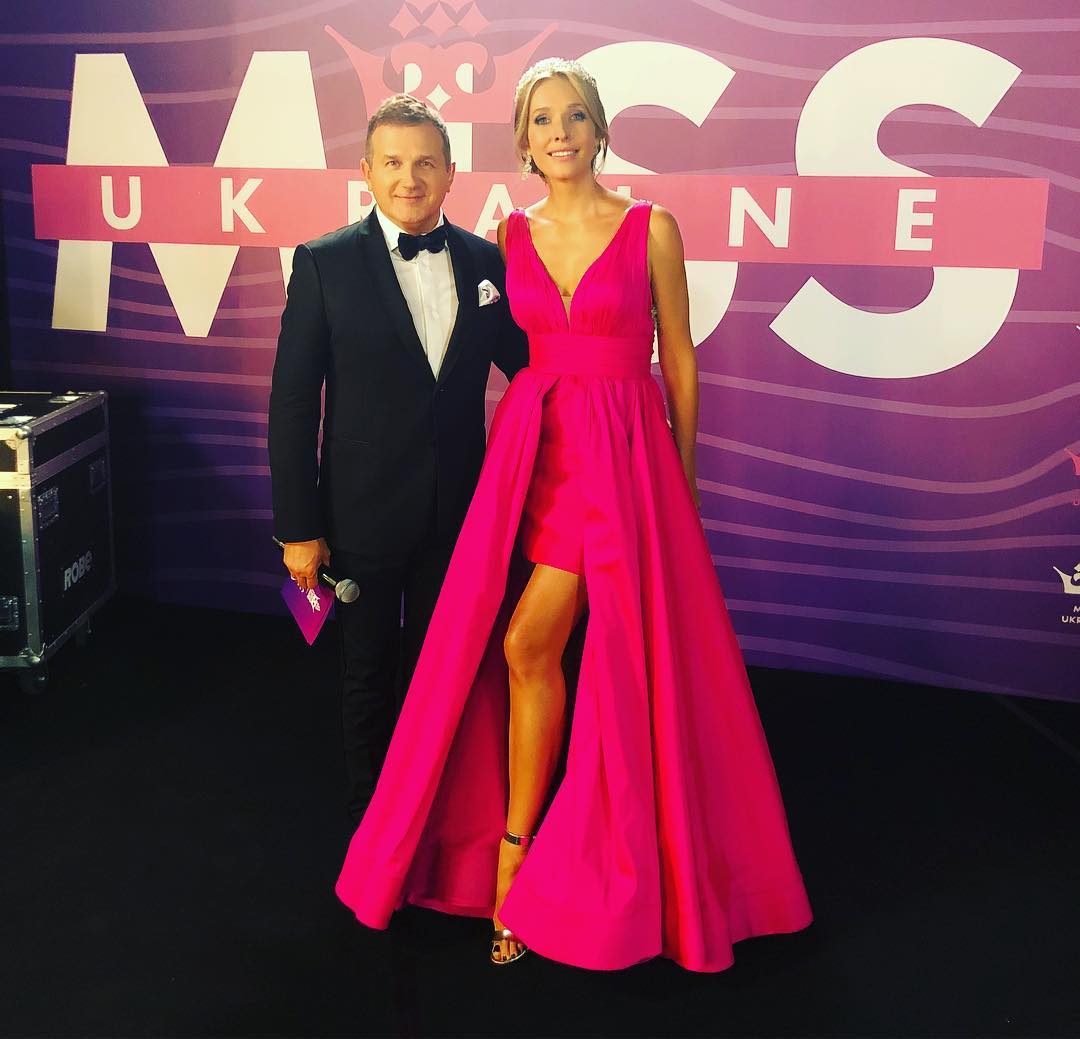 Катя Осадчая и Юрий Горбунов на Мисс Украина 2018 