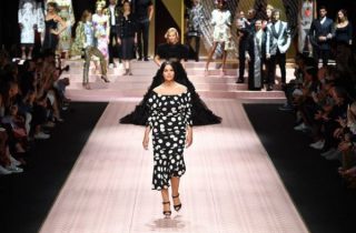 Моніка Белуччі на показі Dolce&Gabbana