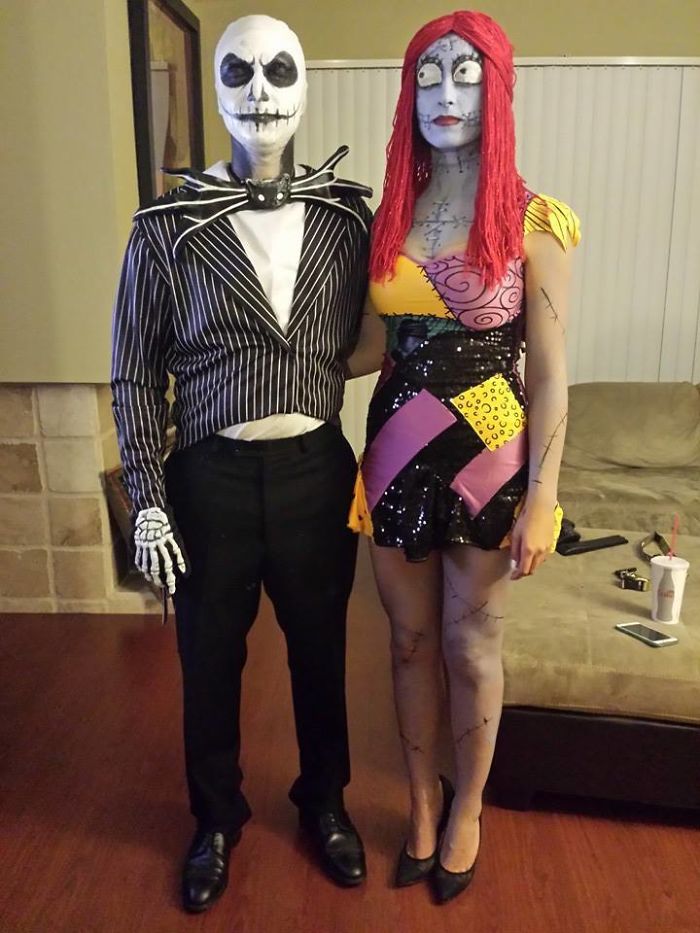 страшный костюм на Хэллоуин 