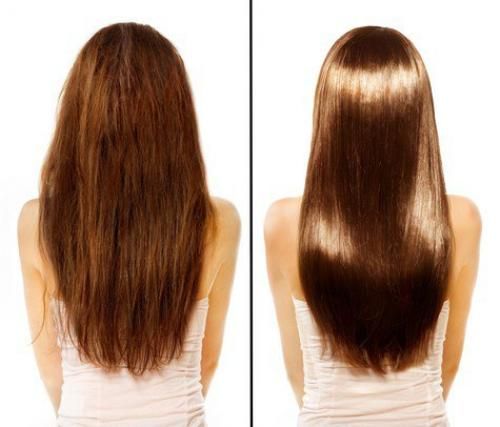 ламинирование волос - фото до и после