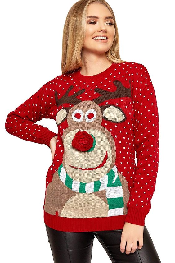 Кумедний новорічний светр