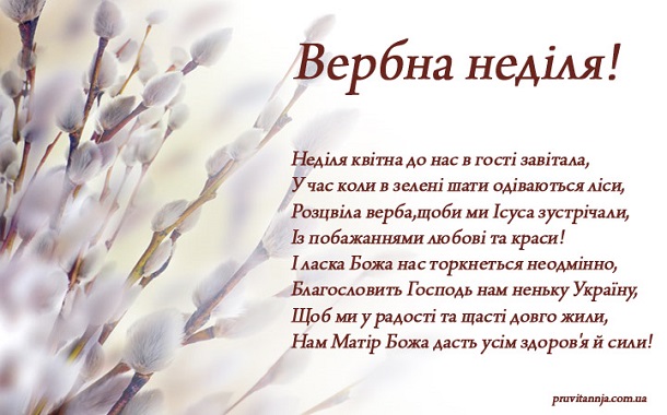 вербна неділя листівки поздоровлення вербна неділя картинки листівки