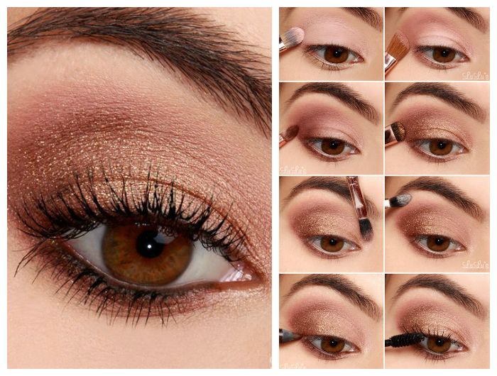 Как сделать макияж для карих глаз – пошаговая инструкция фото 1