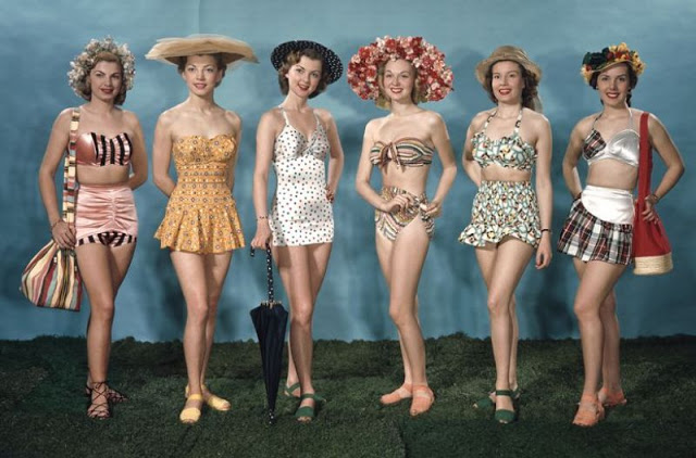 Купальні костюми 1940-х років: якими були купальники наших бабусь?
