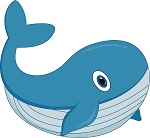 мультяшный кит