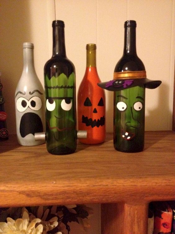 Бутылки на Хэллоуин