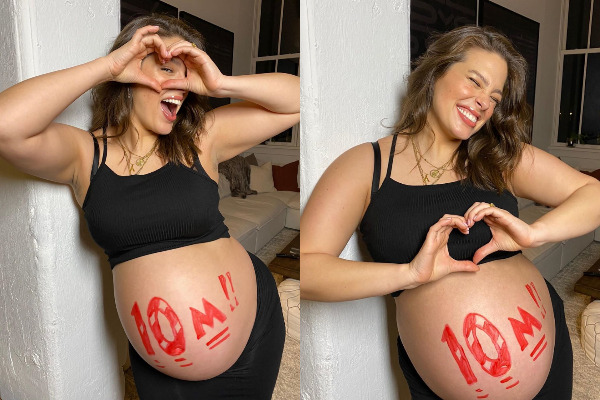 Плюс-сайз модель Эшли Грэм впервые стала мамой