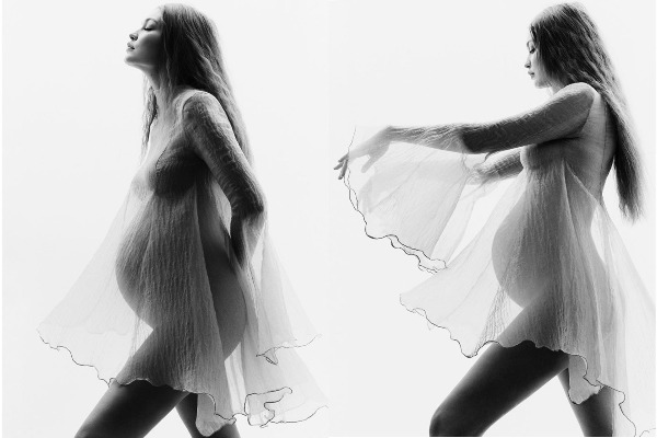 Джиджи Хадиди беременная фотосессия