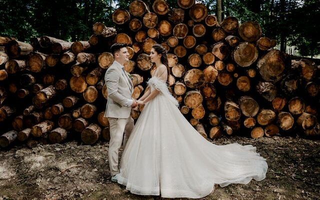 деревянная свадьба фото