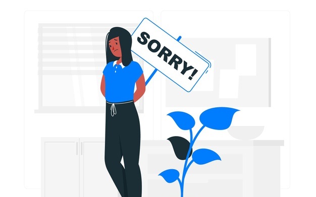 как извиняться