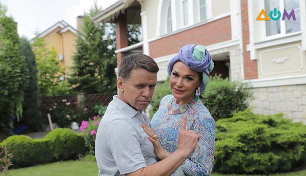Олександр Суворов та Ольга Сумська на зйомках серіалу 