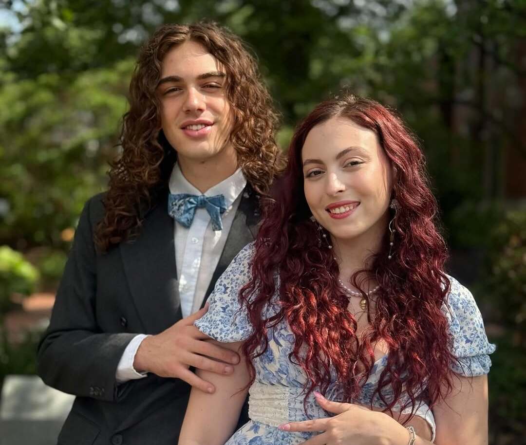 Марія Полякова з чоловіком