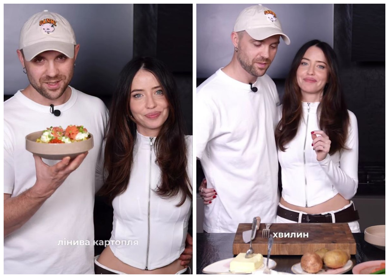 як запекти картоплю в мікрохвильовці Надя Дорофєєва та Міша Кацурін