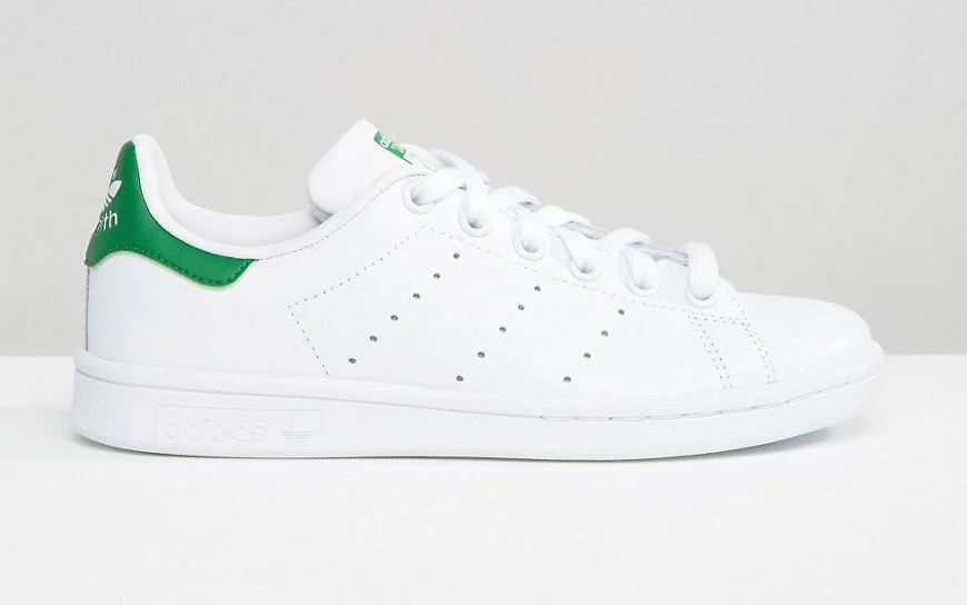 adidas Originals White And Green Stan Smith